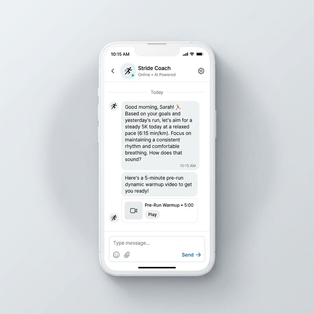 AI Coach Mockup